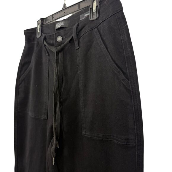 Judy Blue Jogger Womens Black Stretch High Waist Jeans Drawstring sz 13 / 31 - Picture 10 of 16
